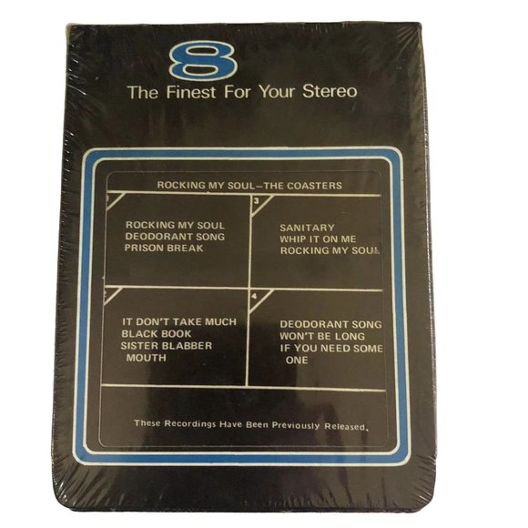 Rocking My Soul THE COASTERS Sealed 8 Track Tape 8T-ORB-7050 Orbit - Picture 2 of 2